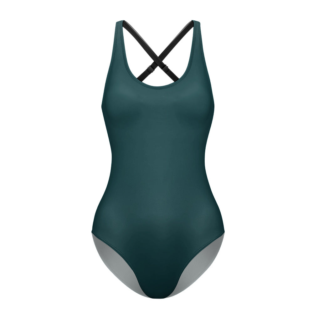 Water Warrior One-piece Swimsuit - Volcanic Black / Shale Green – Outdoor  Swimmer Shop