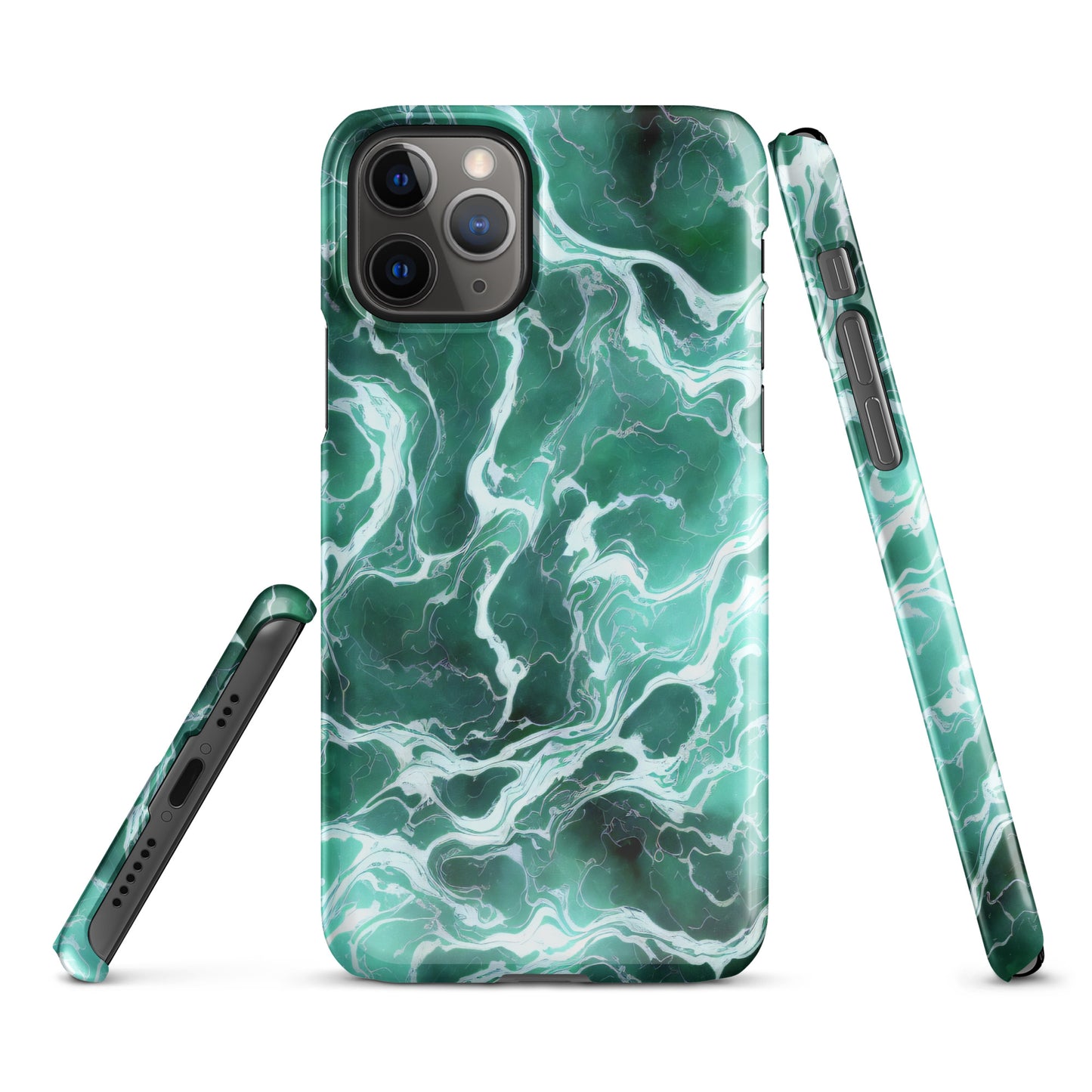 Emerald Marble Snap Case for iPhone®