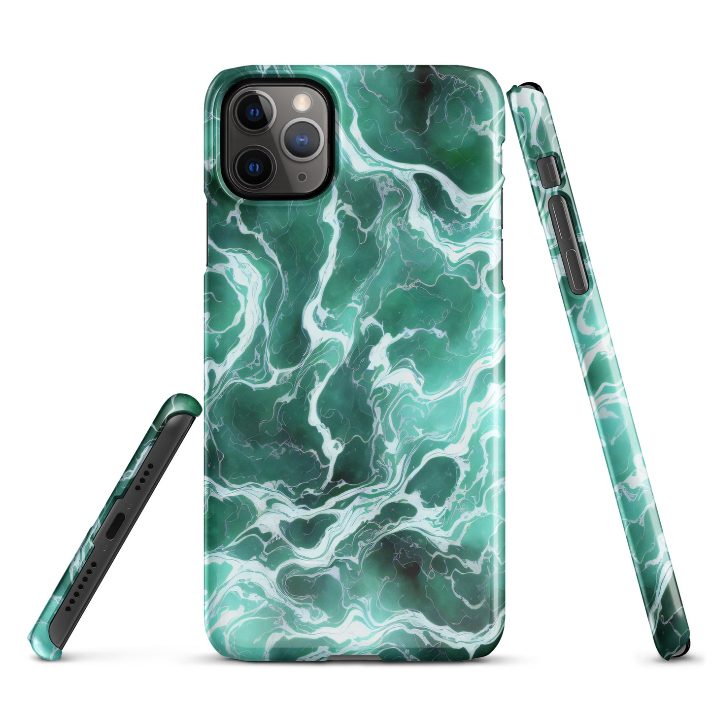 Emerald Marble Snap Case for iPhone®