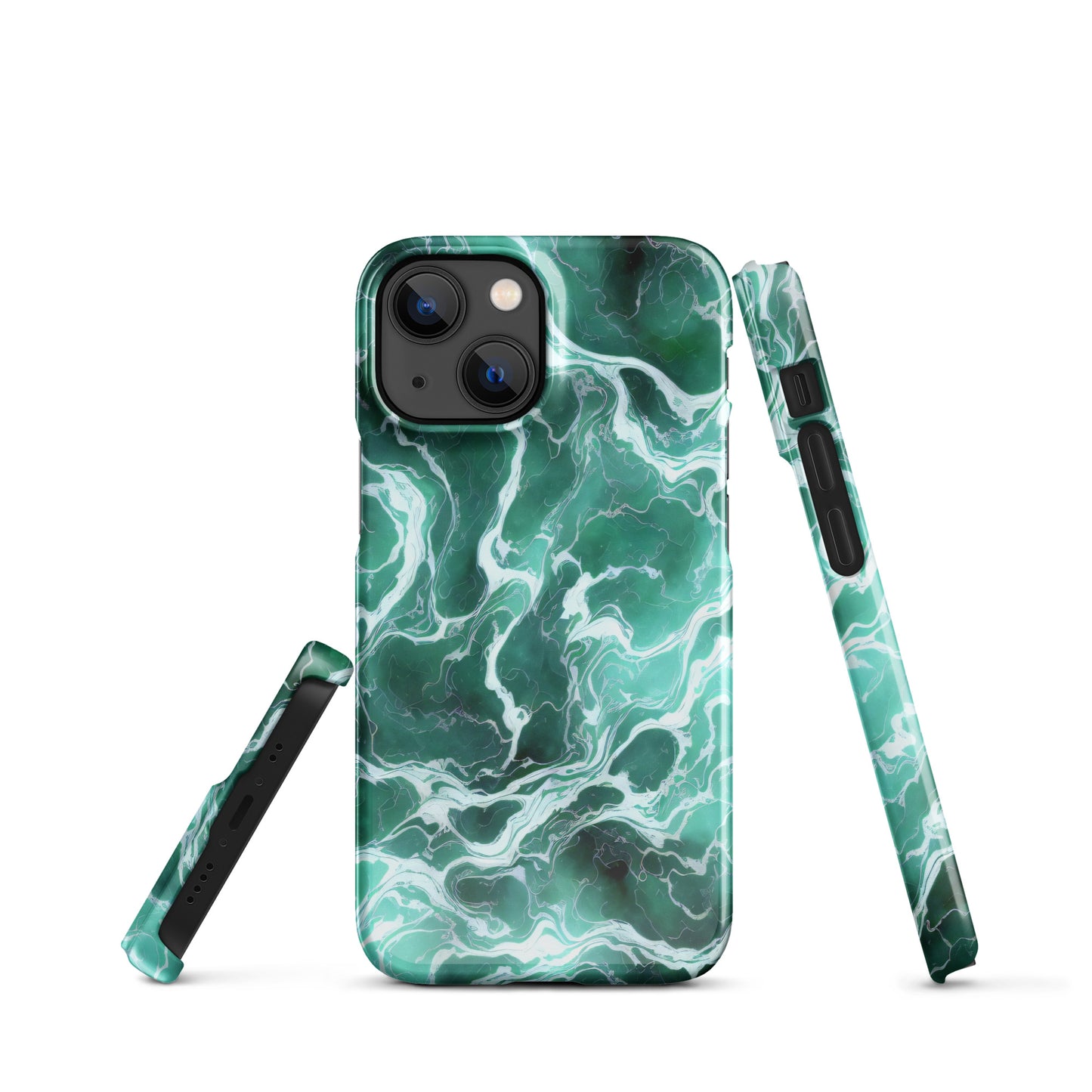 Emerald Marble Snap Case for iPhone®