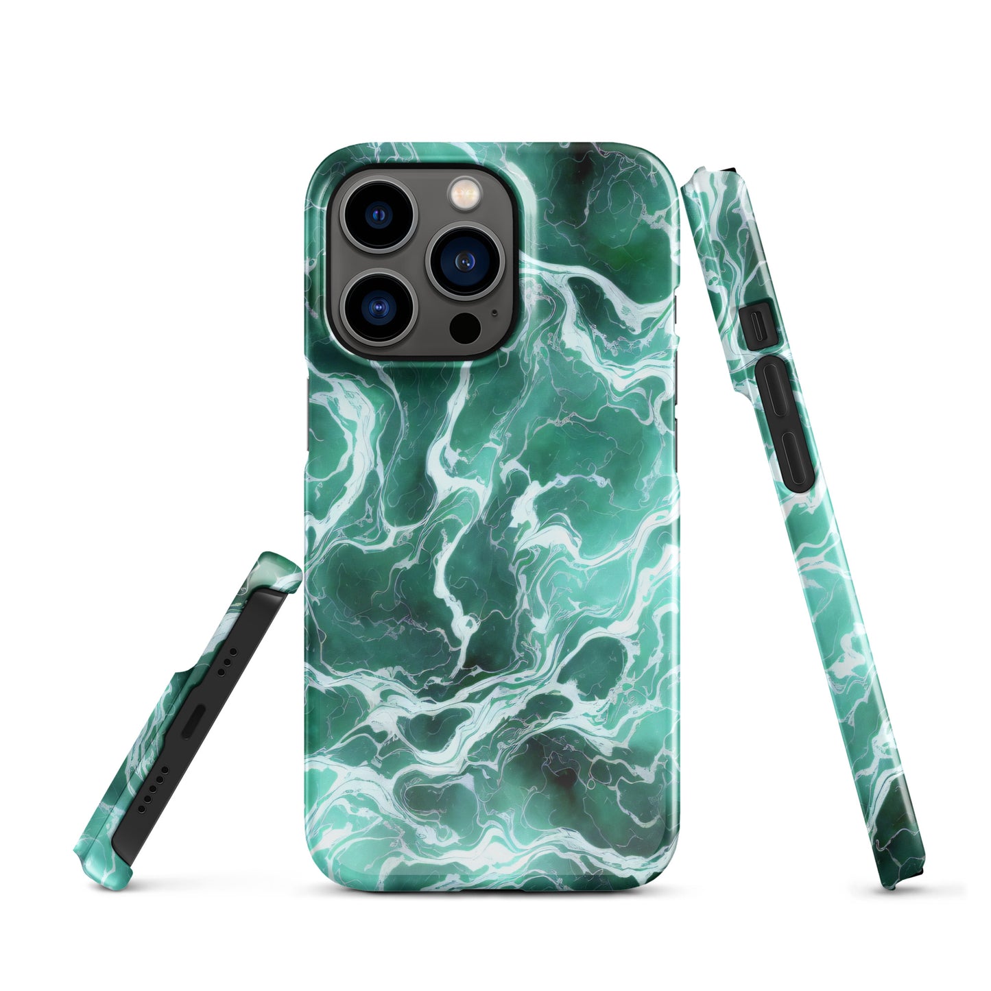 Emerald Marble Snap Case for iPhone®