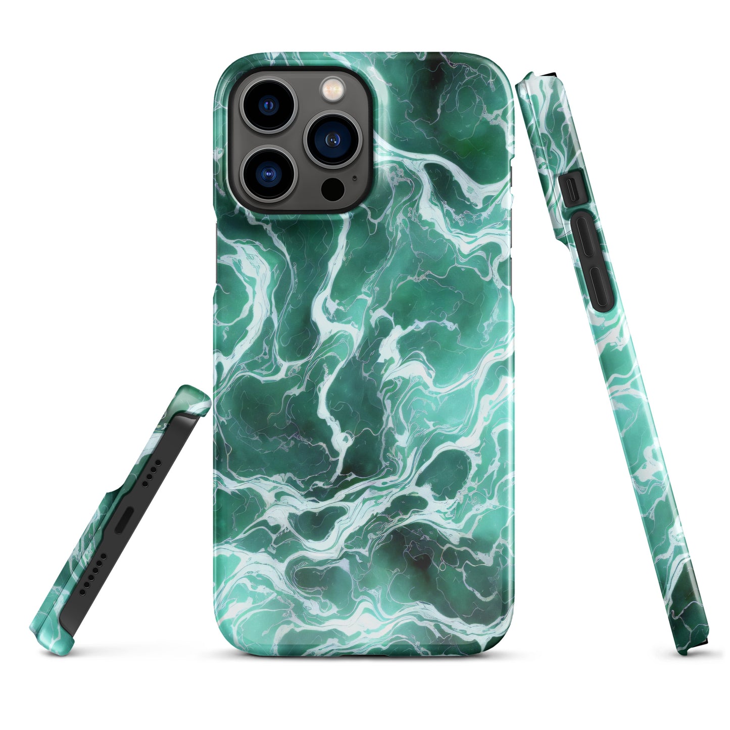 Emerald Marble Snap Case for iPhone®