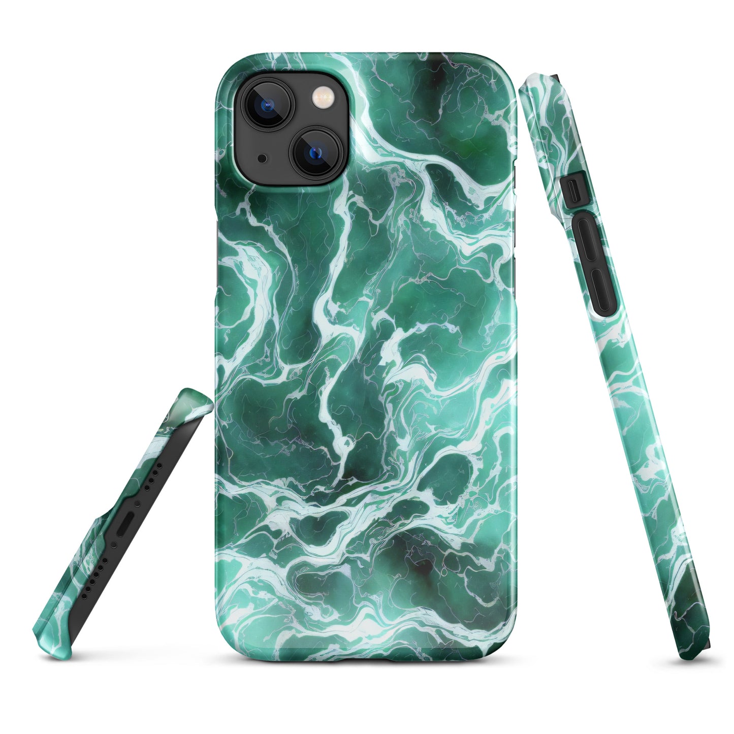 Emerald Marble Snap Case for iPhone®