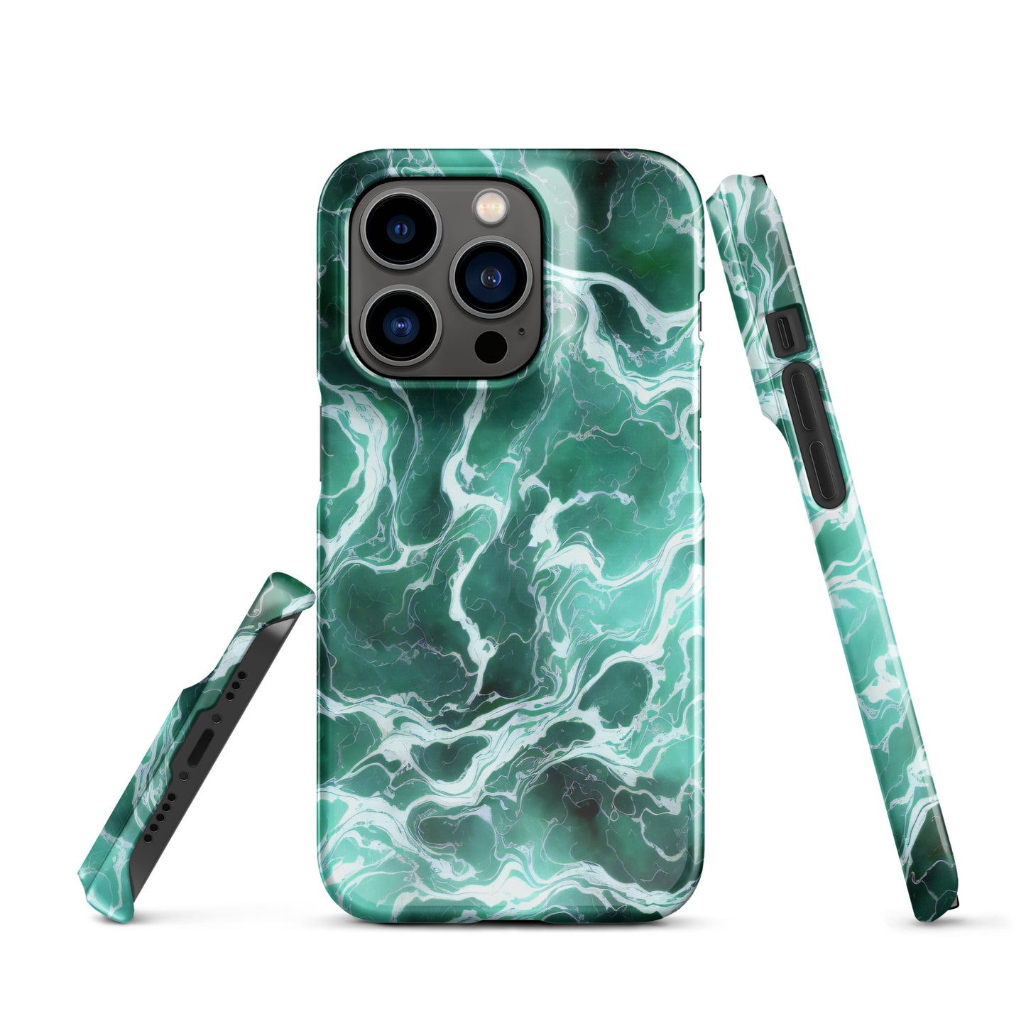 Emerald Marble Snap Case for iPhone®