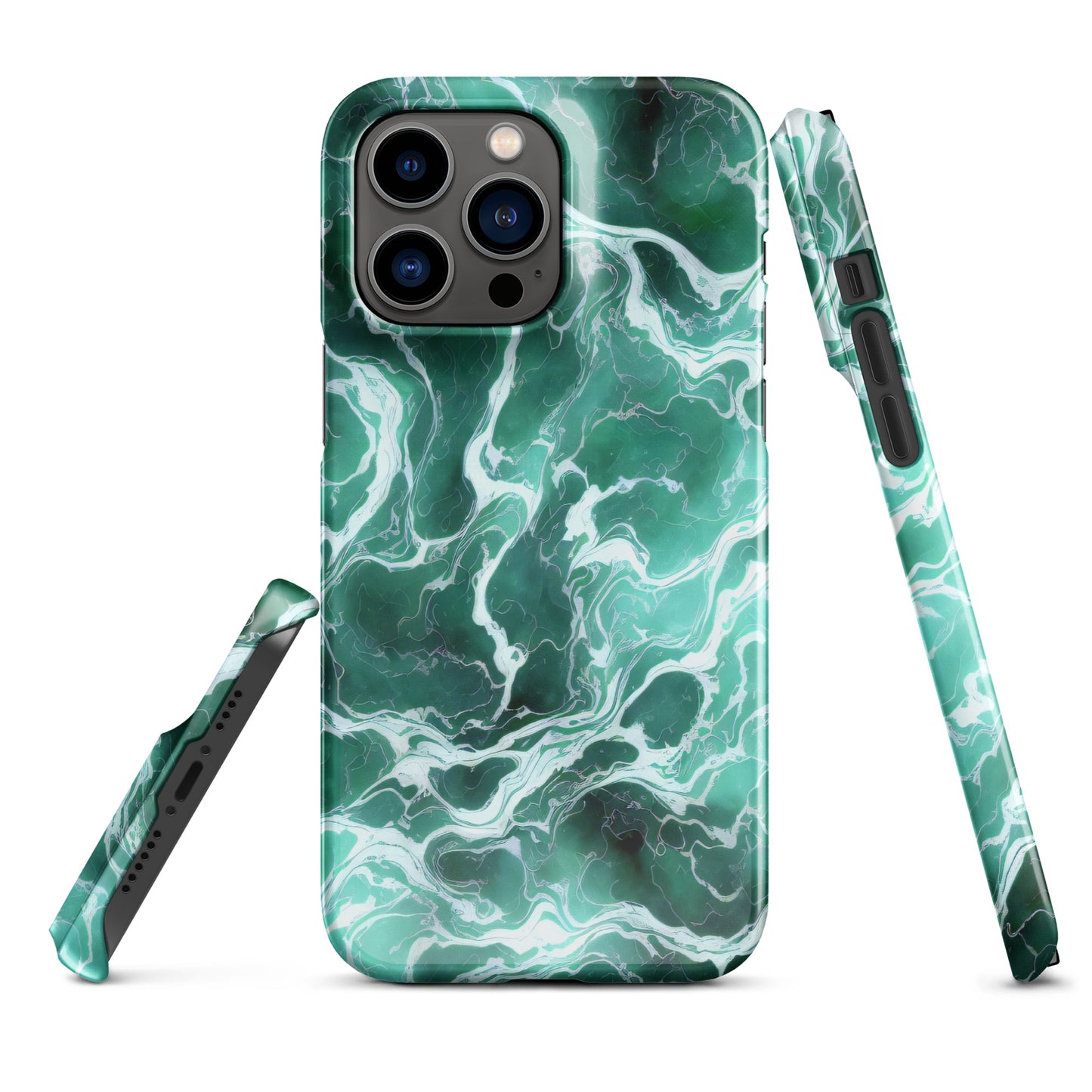 Emerald Marble Snap Case for iPhone®